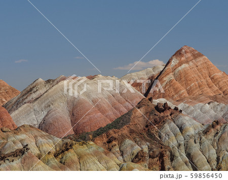 中国 甘粛省 張掖 七彩丹霞景区 / Zhangye Qicai Danxia Geopark 59856450