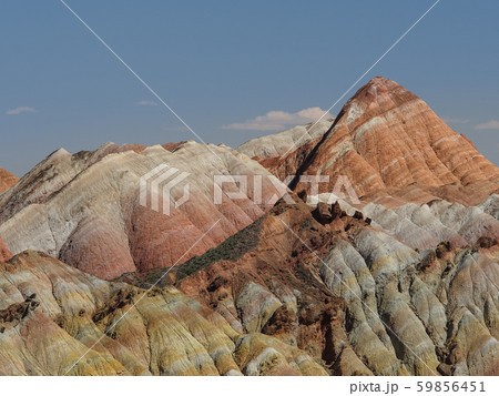 中国 甘粛省 張掖 七彩丹霞景区 / Zhangye Qicai Danxia Geopark 59856451