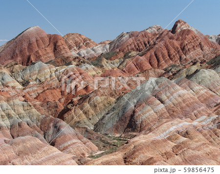 中国 甘粛省 張掖 七彩丹霞景区 / Zhangye Qicai Danxia Geopark 59856475