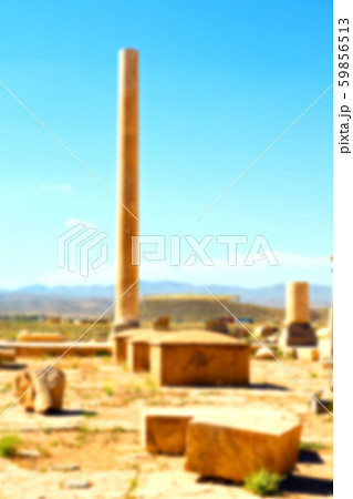 in iran   pasargad  the old  construction 59856513