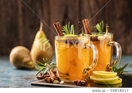 Hot drink cocktail for New Year, Christmas, winter Hot drink cocktail for New Year, Christmas, winter 59858017