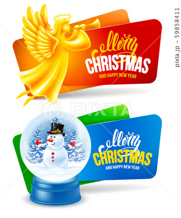 Christmas Festive Banners Set 59858411