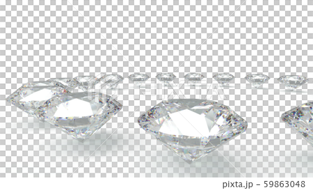 ダイヤモンド　サークル バックグランド白系 テキストスペース　CG 59863048