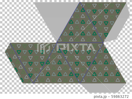 Development of regular hexahedron 59863272