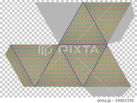 正六面体の展開図 59863356