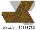 正六面体の展開図 59863733