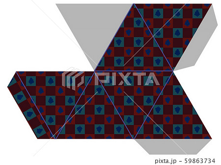 正六面体の展開図 59863734