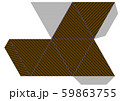 正六面体の展開図 59863755
