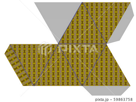 正六面体の展開図 59863758