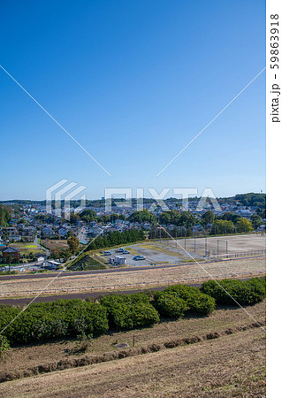 山口貯水池　狭山湖　西武ドーム　遊園地方面　狭山丘陵 59863918