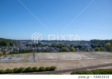 山口貯水池　狭山湖　西武ドーム　遊園地方面　狭山丘陵 59863919