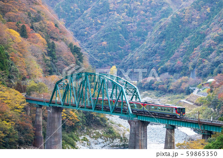 第二吉野川橋梁を渡る土讃線 第二吉野川橋梁を渡る土讃線 59865350