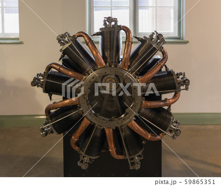 航空機用　星型エンジン　9気筒　ル・ローヌ 59865351