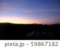 富士山と朝焼け 59867182