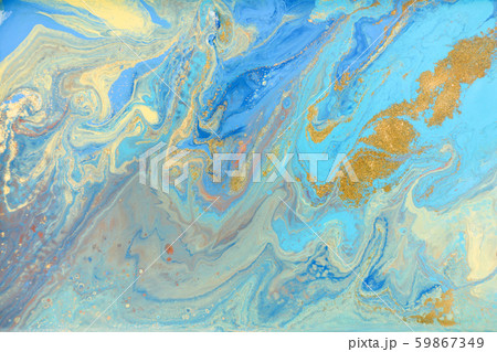 Beautiful unique turquoise acrylic marble background 59867349