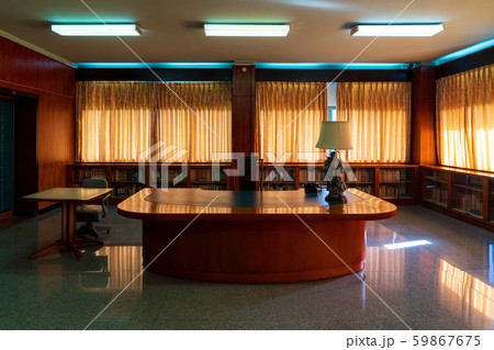 ベトナム・ホーチミンシティの統一会堂　内観 59867675