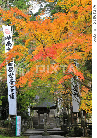 晩秋の谷汲山華厳寺境内 59868376