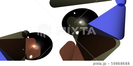 Triangle geometric background in trendy style on light background. Retro vector illustration Triangle geometric background in trendy style on light background. Retro vector illustration 59868688