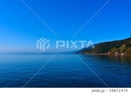 菅浦の湖岸集落 奥琵琶湖 菅浦の湖岸集落 奥琵琶湖 59871474