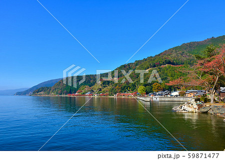 菅浦の湖岸集落　奥琵琶湖 59871477