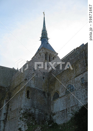 世界遺産モンサンミッシェル Mont St Michel Of World Heritage の写真素材