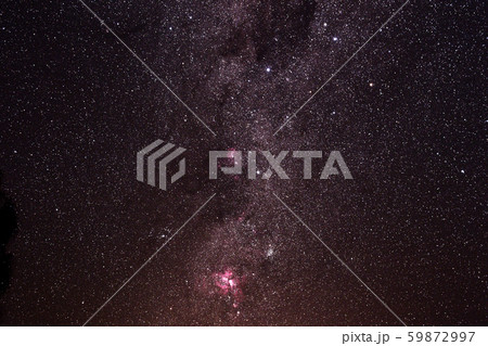 南十字星とエータカリーナ星雲 南十字星とエータカリーナ星雲 59872997