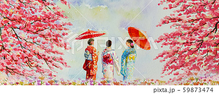 Famous landmarks of Japan in autumn. Famous landmarks of Japan in autumn. 59873474