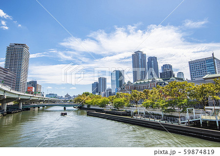 大阪府大阪市　中之島の街並み 59874819