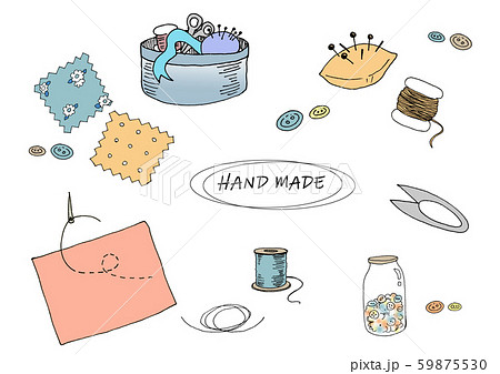 Handmade Items Stock Illustration