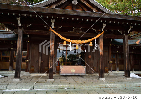 晩秋の北海道函館市護国神社の境内の風景を撮影 晩秋の北海道函館市護国神社の境内の風景を撮影 59876710