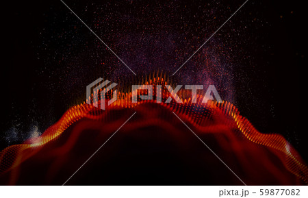 Abstract Red Geometrical Background . Connection structure. Science background. Futuristic Abstract Red Geometrical Background . Connection structure. Science background. Futuristic 59877082