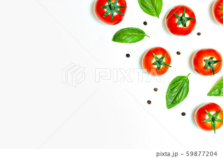 Red tomato. Top view. Red tomato. Top view. 59877204