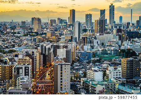 文京シビックセンターからの夕景（池袋方面） 59877455