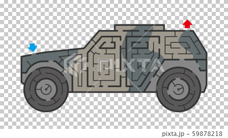 装甲車の迷路 59878218