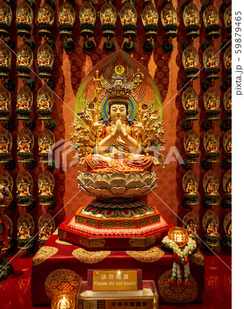 シンガポール・仏牙寺龍華院の仏像 59879465