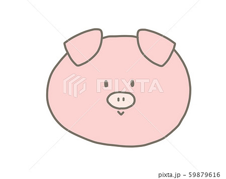 かわいいブタさんのイラスト素材