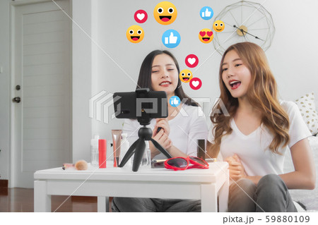 Portrait of young asian woman review giveaway gift 59880109