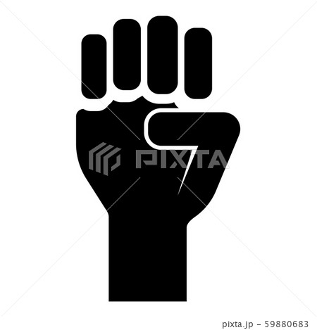 Fist up Concept of freedom fight revolution power 59880683