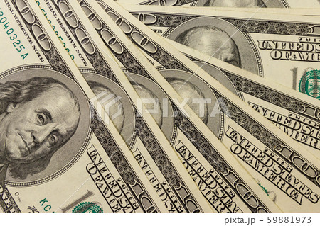 Background of one hundred dollar bills Background of one hundred dollar bills 59881973