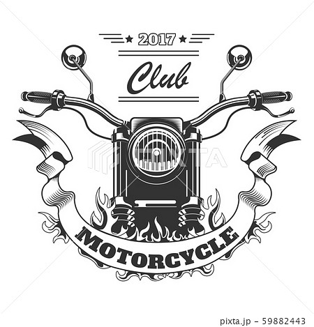 Motorbike and flame isolated icon, motorcycle club T-shirt print Motorbike and flame isolated icon, motorcycle club T-shirt print 59882443