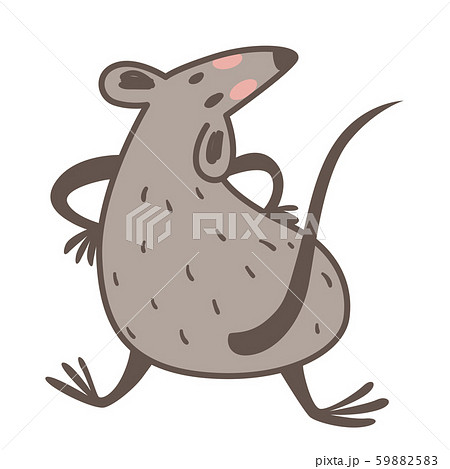 Chinese zodiac animal, rat as 2020 New Year symbol 59882583