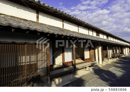 旧厚狭毛利家萩屋敷長屋　山口県萩市 59883896