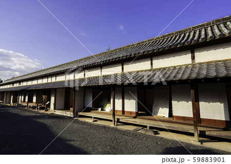 旧厚狭毛利家萩屋敷長屋 山口県萩市 旧厚狭毛利家萩屋敷長屋 山口県萩市 59883901