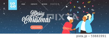 fat girl and senior woman celebrating merry christmas happy new year winter holidays concept african fat girl and senior woman celebrating merry christmas happy new year winter holidays concept african 59883991