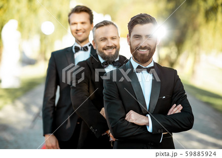 Movie actors on the red carpet outdoors 59885924