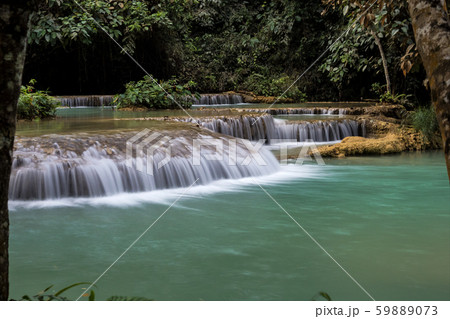 Tat Kuang Si waterfalls near Luang Prabang, Laos 59889073