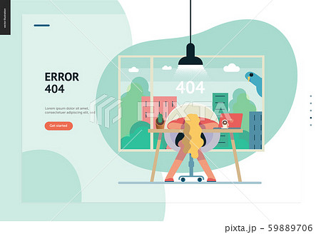 Business series - error 404 web template 59889706