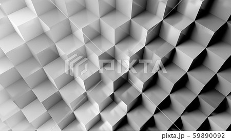 Plastic Colorful Cubes Background - 3D Illustration 59890092