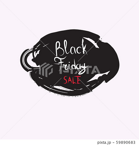 black friday sticker discount badge holiday shopping concept big sale label advertising campaign 59890683
