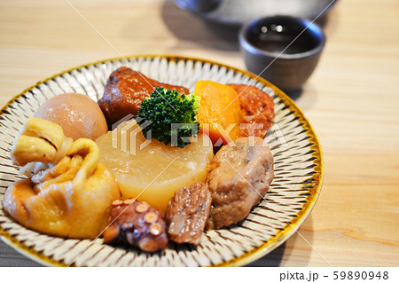 くろじょかとおでん盛り合わせ くろじょかとおでん盛り合わせ 59890948